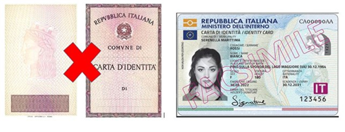 Cessazione validità della carta d’identità cartacea a partire dal 03 agosto 2026